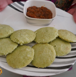 Instant Matar Idli | Sooji Matar Idli Recipe