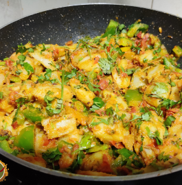 Aloo Shimla Mirch Ki Sabji | Potato Capsicum Sabji Recipe