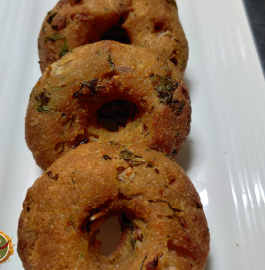 Bread Medu Vada In Air fryer | Instant Medu Vada Recipe