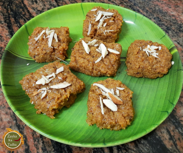 Instant Milk Cake From Ghee Residue Zayka Ka Tadka