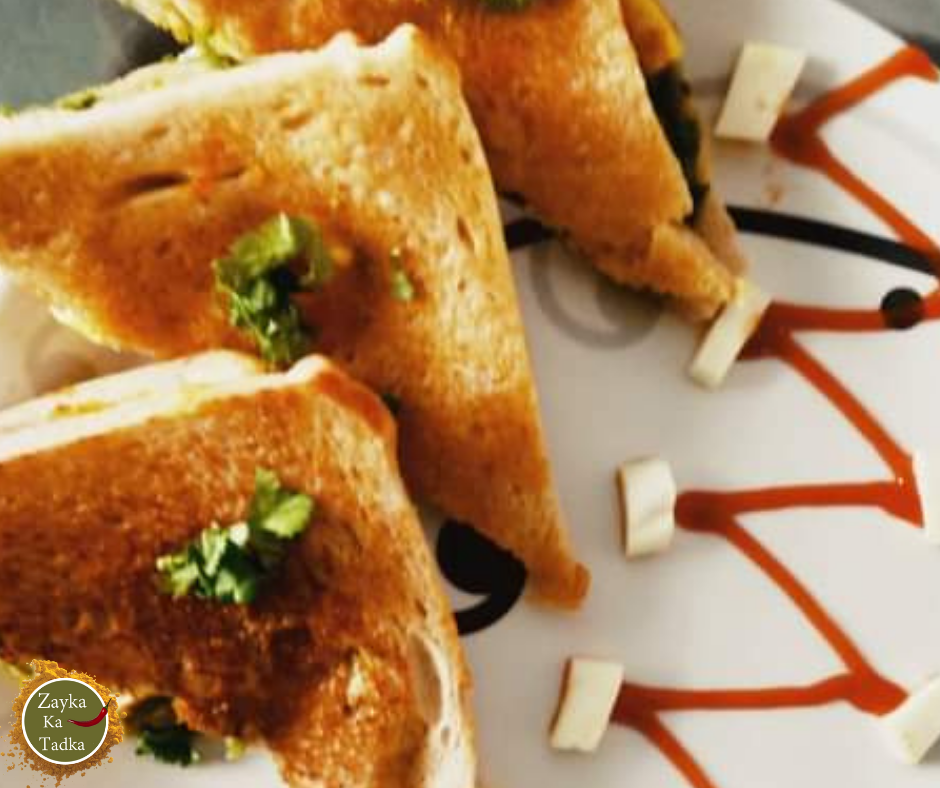 Paneer Tikka Sandwich Recipe