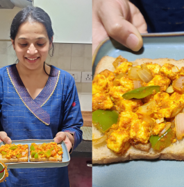 Paneer Tikka Sandwich Recipe