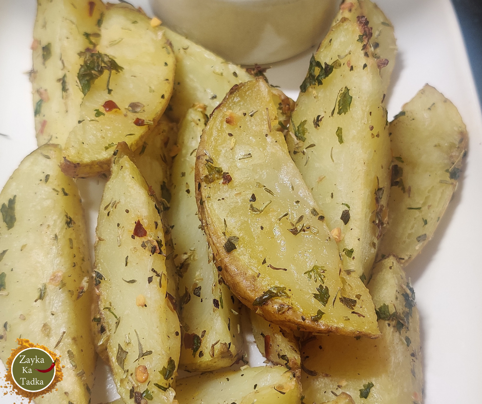 Potato Wedges | Baked Potato Wedges Recipe