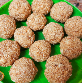 Til Jaggery Laddoo Recipe