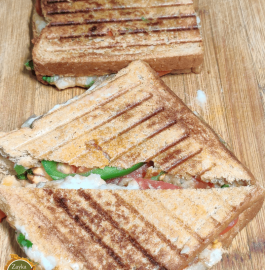 Potato Cheese Sandwich | Aloo Masala Cheese Sandwich Recipe
