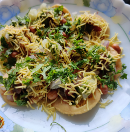 Sev Puri | Mumbai Chowpatty Style Recipe