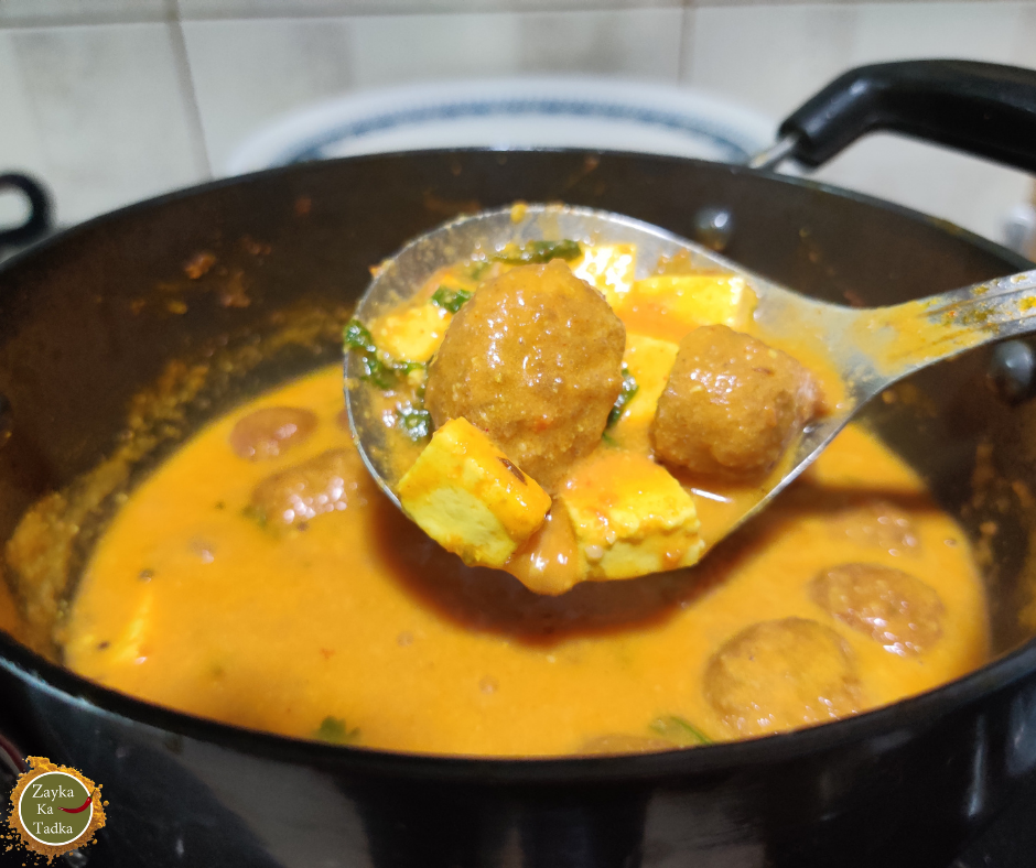 Gatte Paneer Ki Sabji Recipe