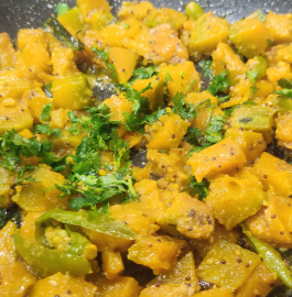 Kaddu Sabji | Yellow Pumpkin Sabji Recipe