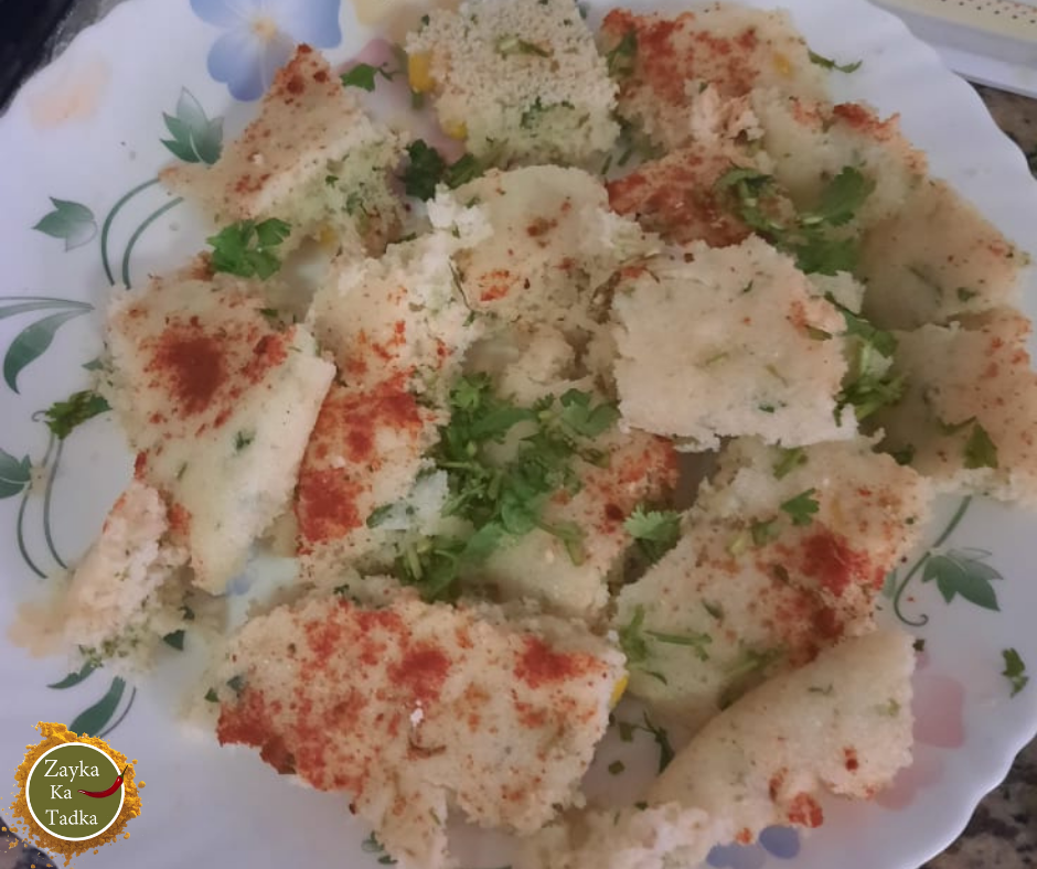 Instant Rava Dhokla | Instant Semolina Dhokla Recipe