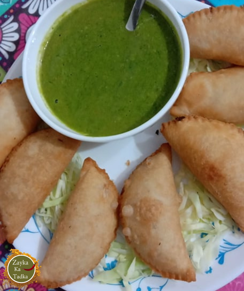 Namkeen Coconut Gujiya Recipe