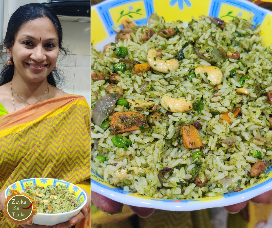 Mint Rice | Pudina Chawal Recipe