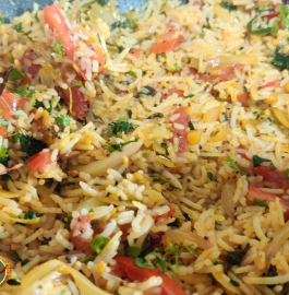 Tomato Onion Rice Recipe