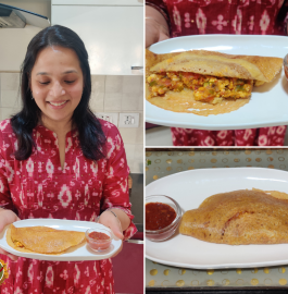 Masala Oats Dosa Recipe