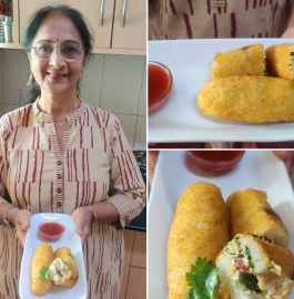 Veg Kabab Roll Recipe