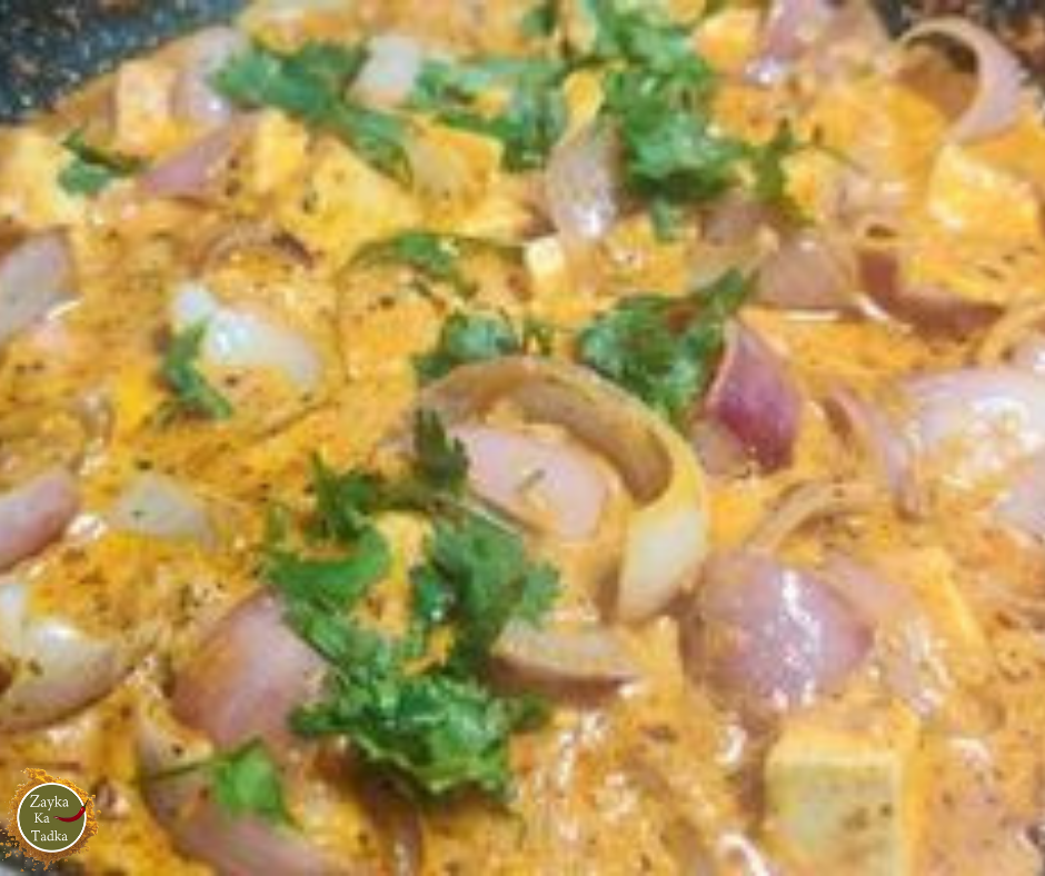 Paneer Do Pyaza In Restaurant Style Recipe