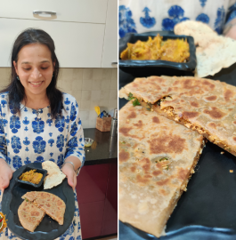 Papad Paratha Recipe