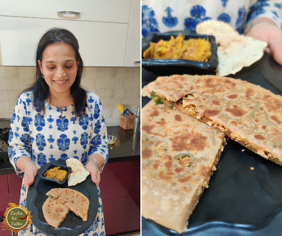 Papad Paratha Recipe