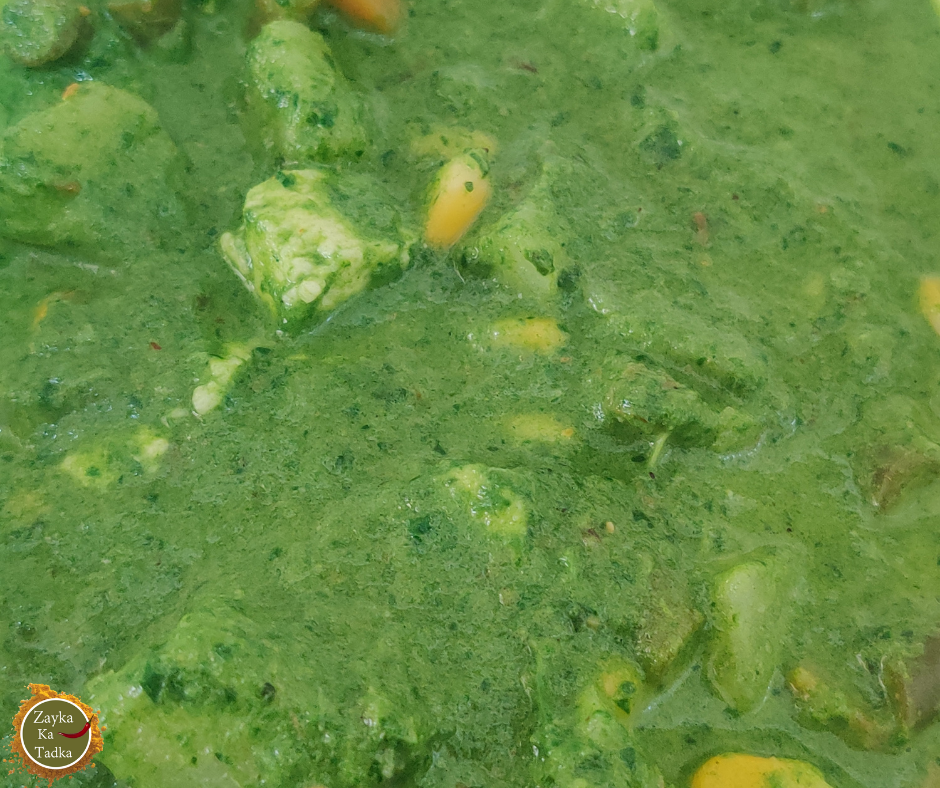 Mix Veg Palak Paneer Recipe