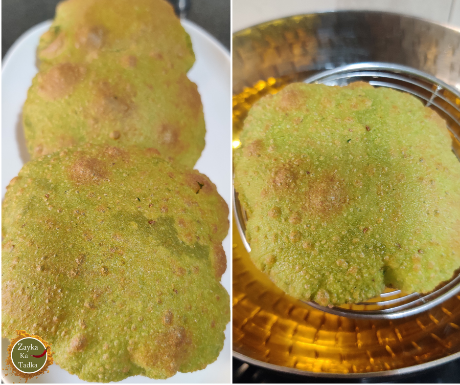 Palak Poori Recipe