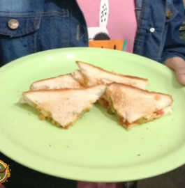 Zingy Sandwich | Paneer Stuffed Sandwich Recipe