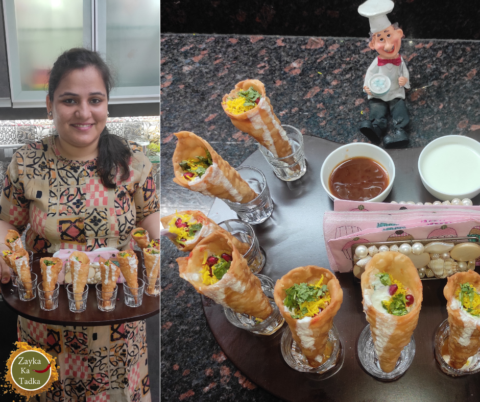 Cone Chaat Recipe