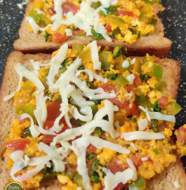 Masala Paneer Toast Recipe