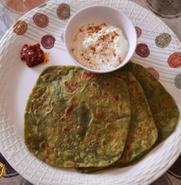 Palak Paratha Recipe