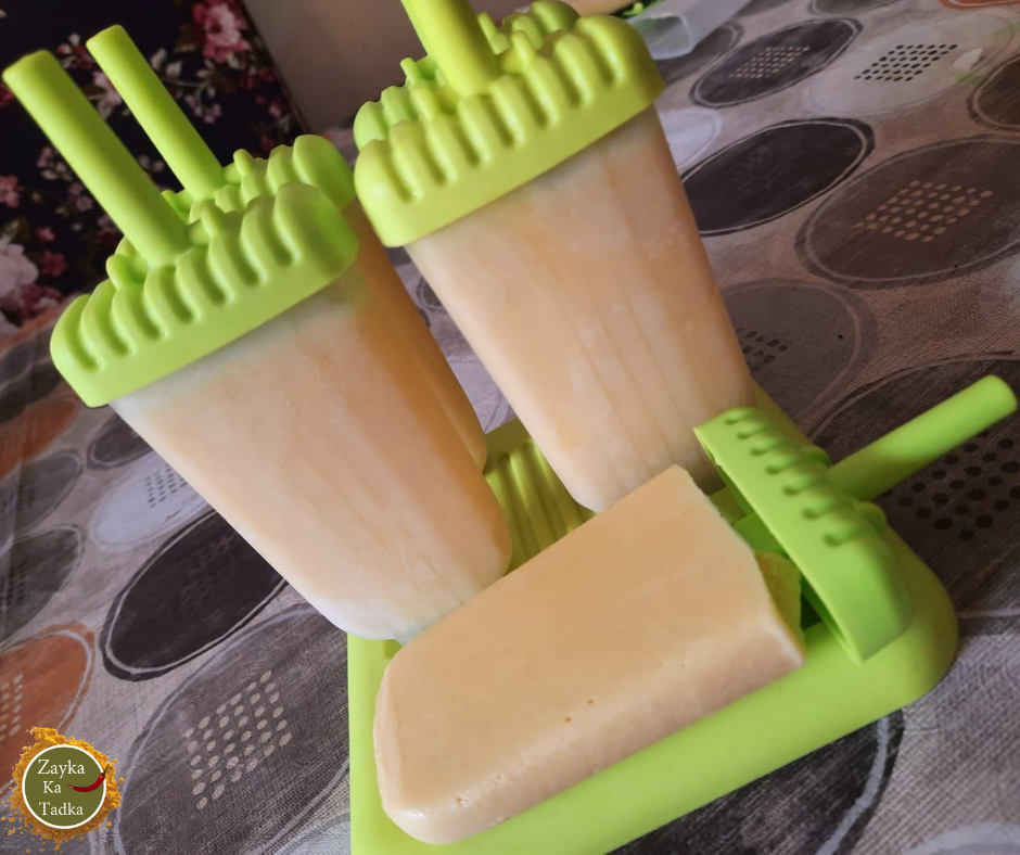 Mango Milk Popsicles Recipe