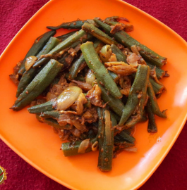 Bharwan Bhindi Without Stuffing Recipe