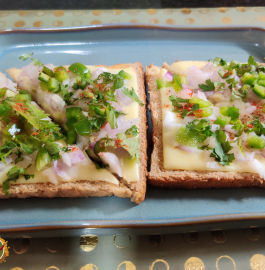 Open Cheese Sandwich Recipe