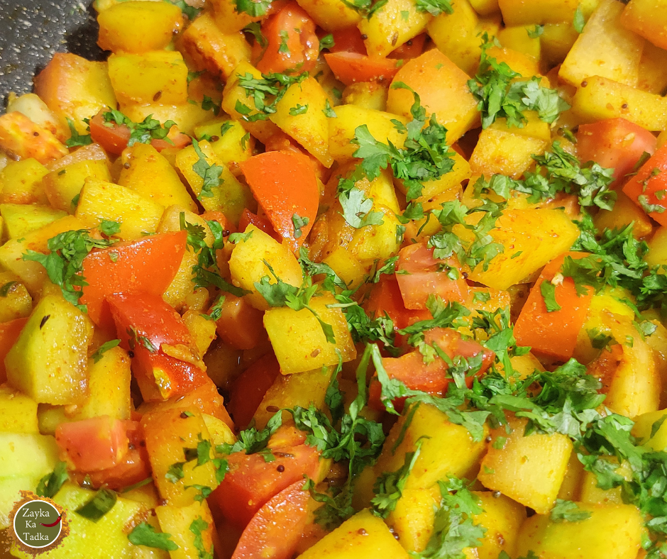 Watermelon Rind Sabji | Tarbooj Chilka Sabji Recipe