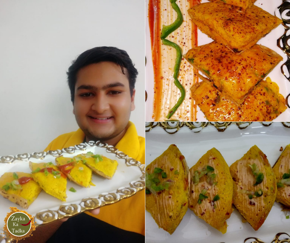 Dhokla Pizza Recipe