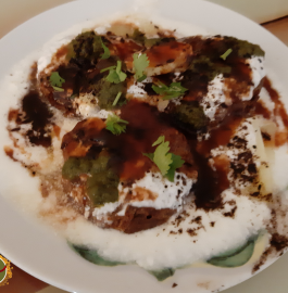 Kuttu Aloo Tikki Chaat Recipe