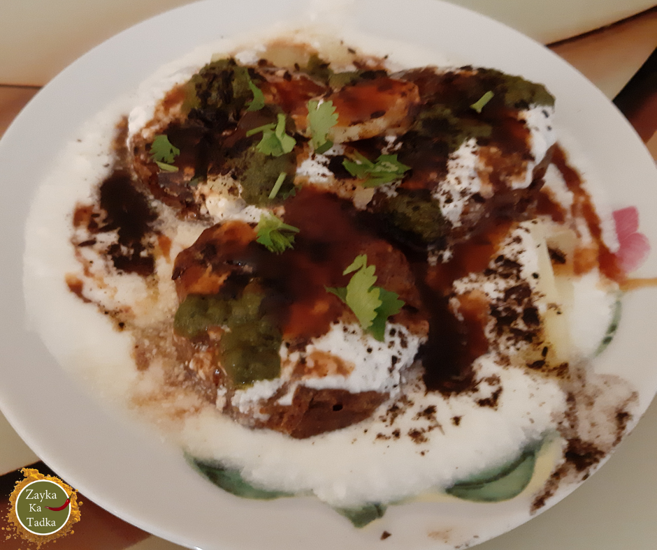 Kuttu Aloo Tikki Chaat Recipe