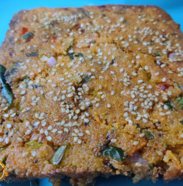 Sooji Haandvo | Suji Handvo In Air-Fryer Recipe