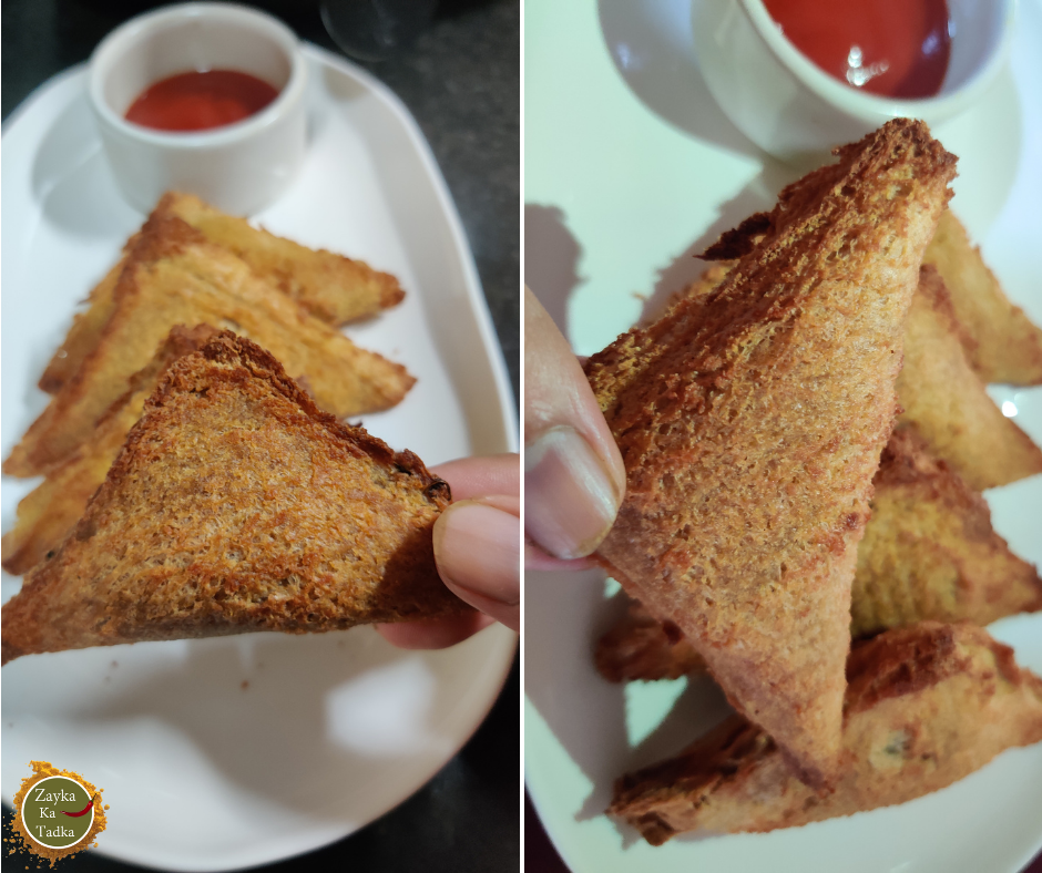 Bread Samosa In Air Fryer Recipe