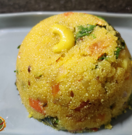 Kaju Rava Upma | Cashew Upma Recipe