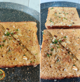 Chilli Garlic Cheese Toast Recipe