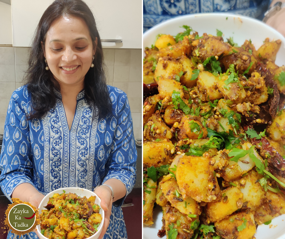 Aloo Mungfali Sabji Recipe