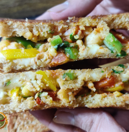 Chhole Sandwich | Chickpea Sandwich Recipe