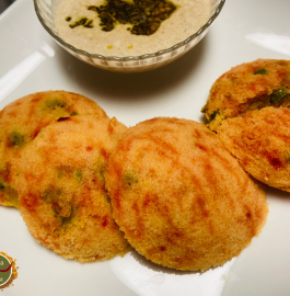 Masala Stuffed Idli Recipe