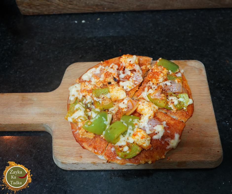 Kadhai Paneer Pizza Recipe