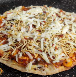 Leftover Roti Pizza Recipe