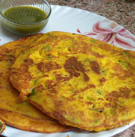 Vegetable Rice Cheela Recipe