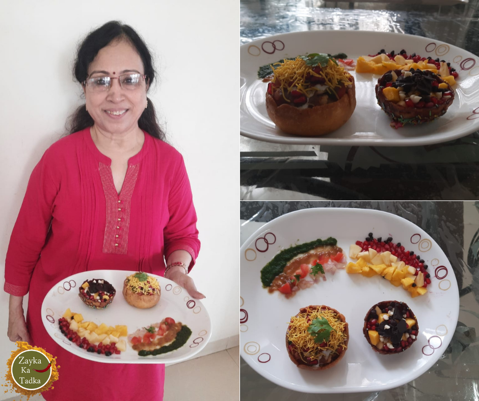 Katori Chaat & Chocolate Katori Fruit Chaat Recipe