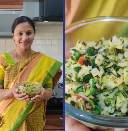 Patta Gobhi Sabji | South Indian Style Recipe