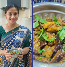 Vankaya Sabji | South Indian Style Baingan Sabji Recipe