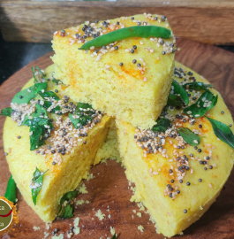 Leftover Bread Dhokla Recipe