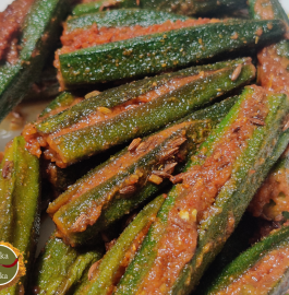 Dhabha Style Bharwa Bhindi Recipe