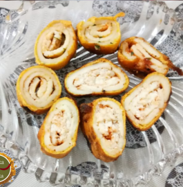 Paneer Pinwheel Pakoda Recipe